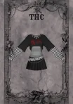[THC]Subculture Printed Dress