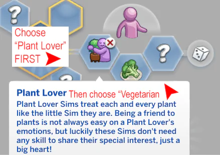 Plant Lover Trait - "Override" | Enchanted by Nature required