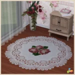 Romance in June Vintage Lace Rugs