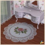 Romance in June Vintage Lace Rugs
