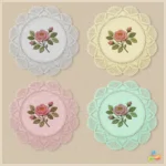 Romance in June Vintage Lace Rugs
