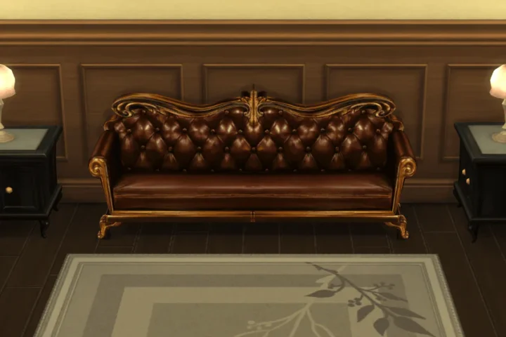 Black Diamond Manor Sofa