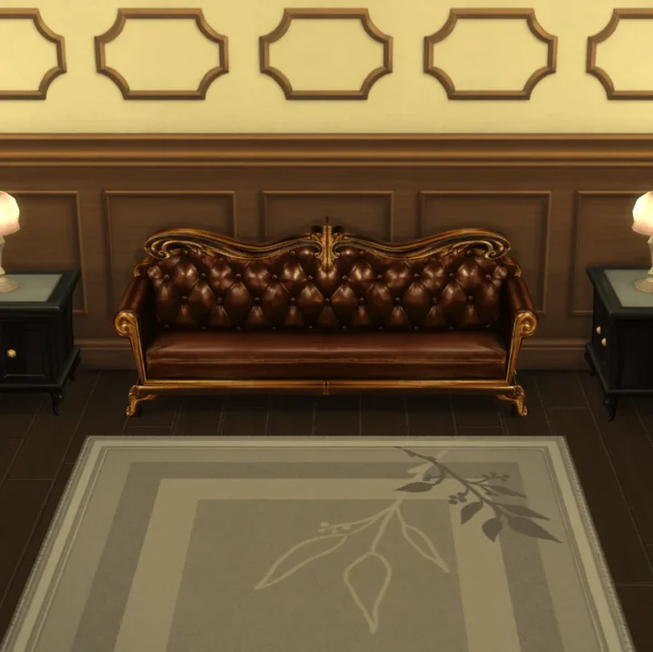 Black Diamond Manor Sofa