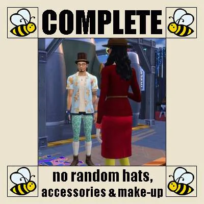 COMPLETE No Random Hats, Accessoires and Make-up