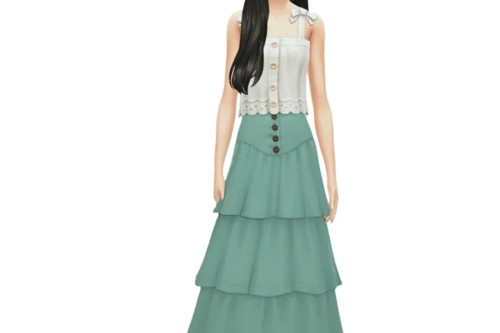 Tiered Layered Skirt