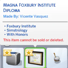 Plum Antics' Simstrology Degree