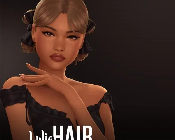 Женская прическа "Lulie Hair" для Симс 4