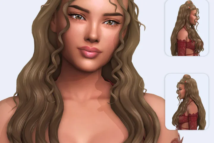 Женская прическа - Manuela Hairstyle Set