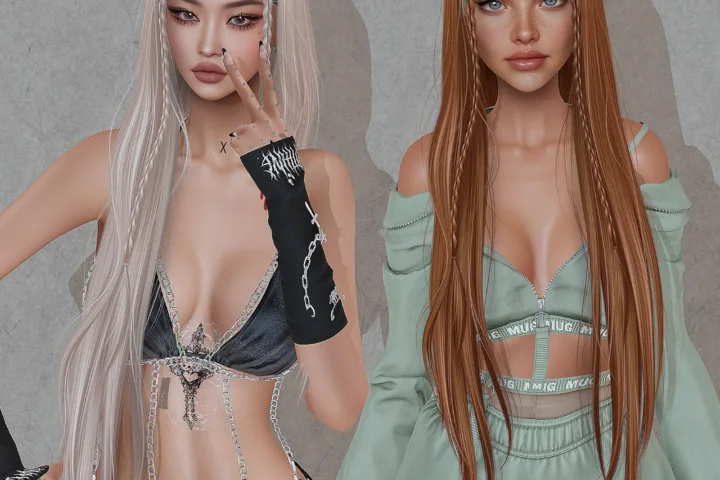 Женская прическа - Christina Hairstyle (V1, V2)