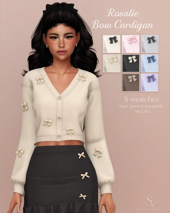 Кардиган - Rosalie Bow Cardigan