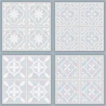 Pearl Petals Collection – Iridescent Heritage Floor Tiles