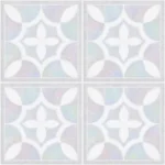 Pearl Petals Collection – Iridescent Heritage Floor Tiles
