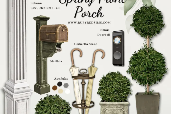 Ruby Red - Spring Front Porch - Part 1