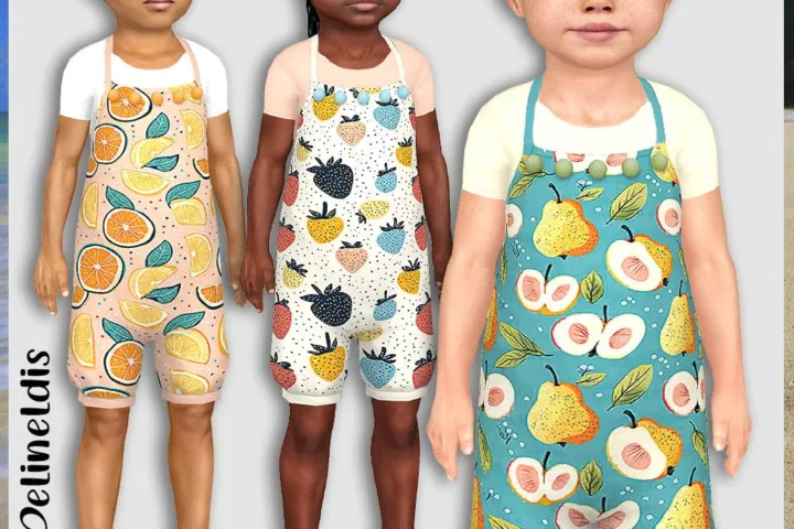 Toddler Summer Fruits Playsuit
