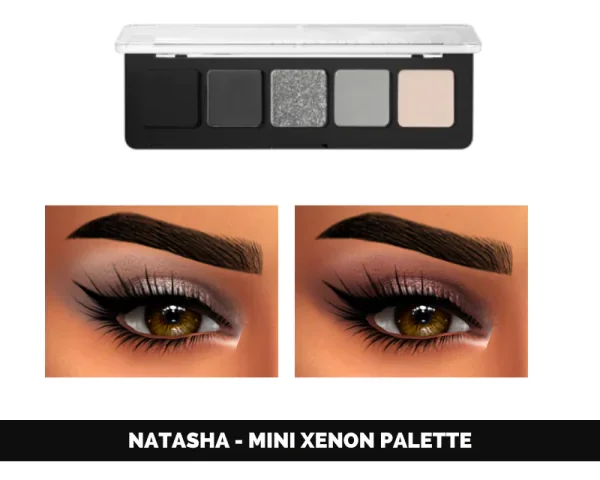 Fifthscreations - Natasha Mini Xenon Palette Makeup
