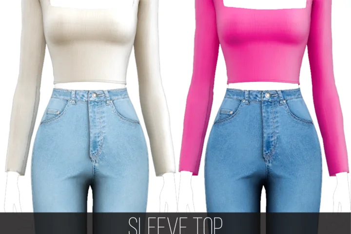 Fifthscreations - Sleeve Top Women Clothes