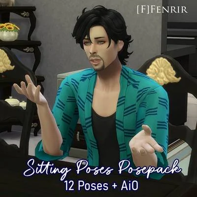 [F] Sitting Poses Posepack