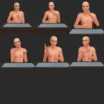[F] Sitting Poses Posepack