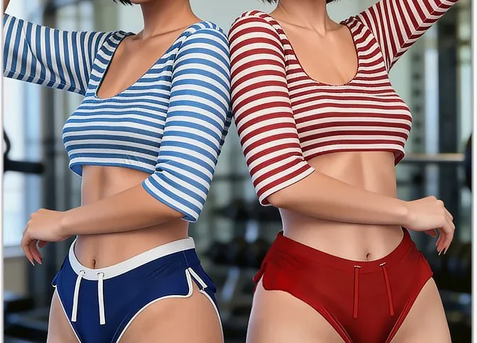 Harmonia - Shimapan Loungewear Set (Undressable)