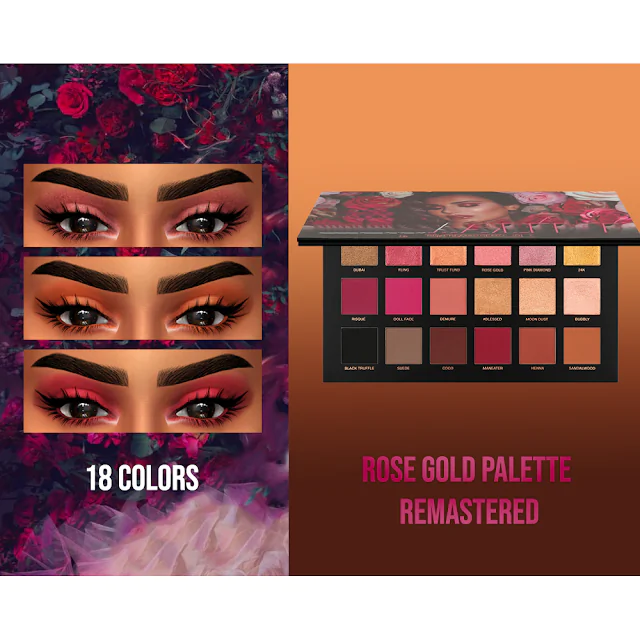 Fifthscreations - Rose Gold Palette Huda Makeup