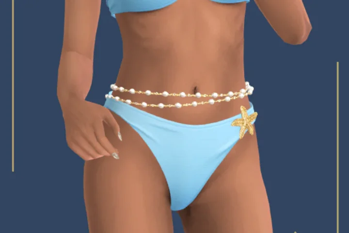 Sarah Pearl Waist Chain