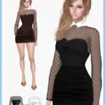 [charon&roqiqi]Polka dot lace_bottom