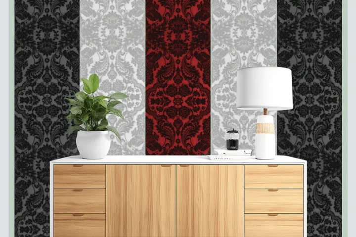 Luxury lace wallpaper