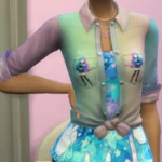 K-Pop Vibe Pastel Top