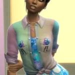 K-Pop Vibe Pastel Top