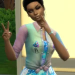 K-Pop Vibe Pastel Top