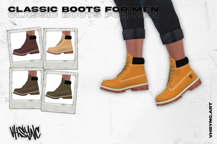 [VHSync] Classic Boots for Men