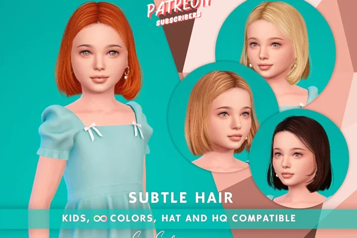 SONYASIMS - Subtle Hair Kids (without floating strands)