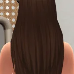 Diamond Hairstyle Maxis match mm Claudette11