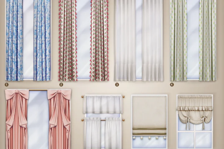 Cowbuild - March 2026 Set - Cozy Home Curtains Part 1
