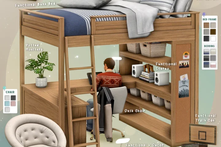 Sleep & Study Bunk Bed