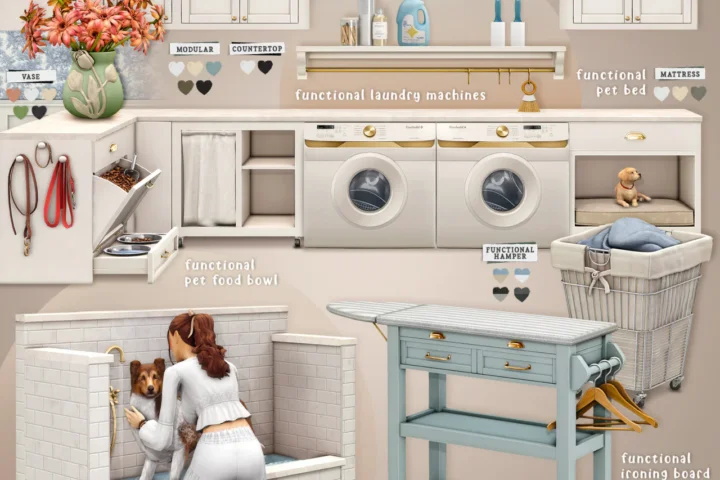 Набор мебели и декора для прачечной - Everyday Laundry