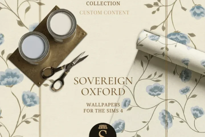 Sims4Luxury - The British Collection Sovereign Oxford Wallpapers