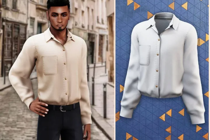 Male - Classic relaxed button shirt