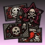 Midnight Mayhem – Y2K Emo Punk Rug Collection 🖤💀🩸