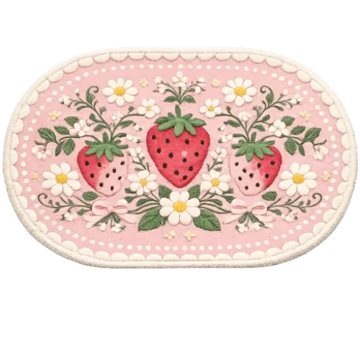 Berry Sweet Dreams - Strawberry Rug Collection