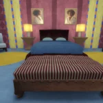 Crimson & Cerulean bedroom