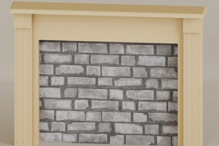 Ruvi Bricked Up Fireplace
