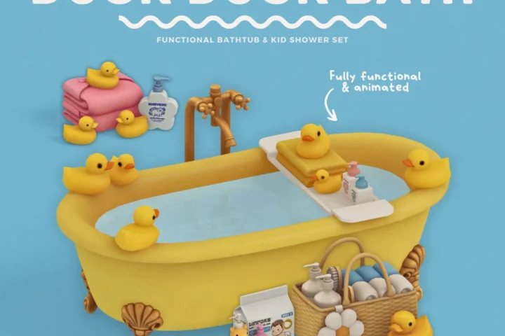 DUCK DUCK BATH! (Functional Bathtub & Kid Shower Set)