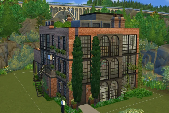 The Ironworks - No CC The Sims 4 Build
