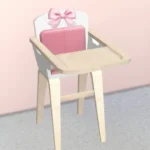 Toddler bow high chair