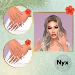 Summer nails set 184