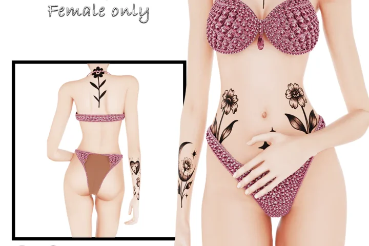 Female tattoo #101