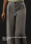 Pleated Wide Leg Pants