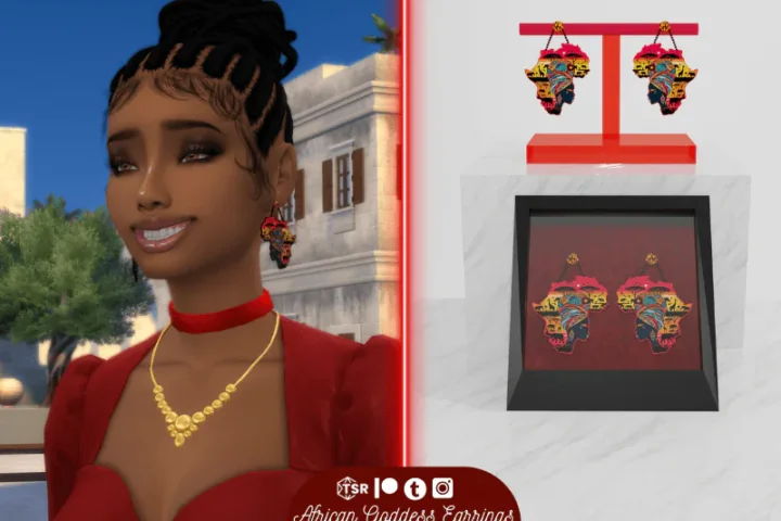 🌍✨African Goddess Earrings✨🌍