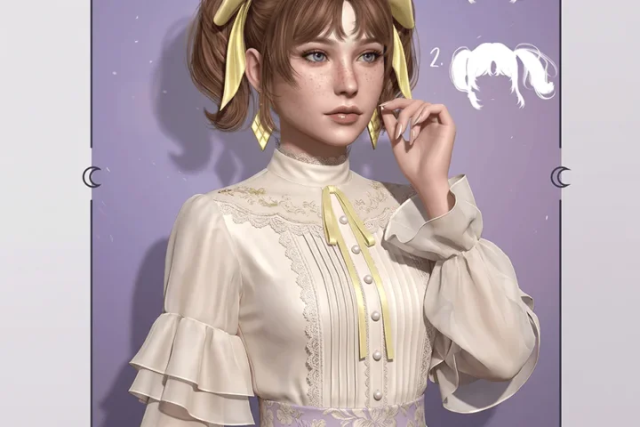 Usagi - Kaname Hair - PACK - 2 hairs + 2 accessories